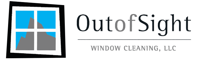 out of sight window cleaning logo